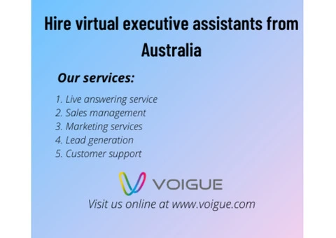 Hire virtual executive assistant from Australia - Voigue Support