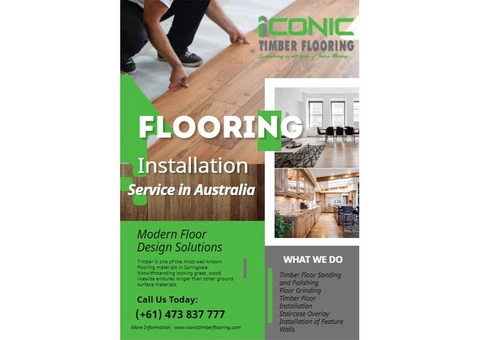 Timber Floor Sanding | Polishing | Grinding | Installation | Iconic Timber Flooring