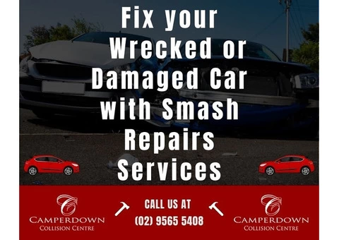 Fix your Wrecked or Damaged Car with Smash Repairs Services