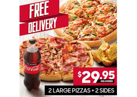 2 Large Pizzas On Sale Pizza Hut Orange - Orange, NSW