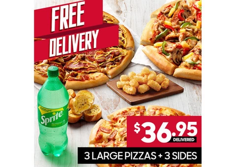 3 Large Pizzas On Sale Pizza Hut Orange