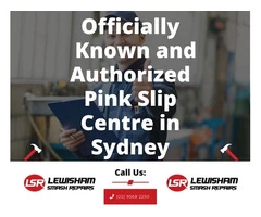 Officially Known and Authorized Pink Slip Centre in Sydney