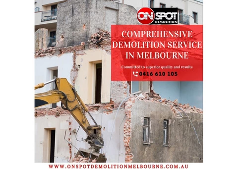 Affordable Demolition Services in Melbourne - On Spot Demolition