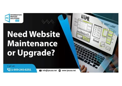 Need Website Maintenance or Upgrade? IPS USA