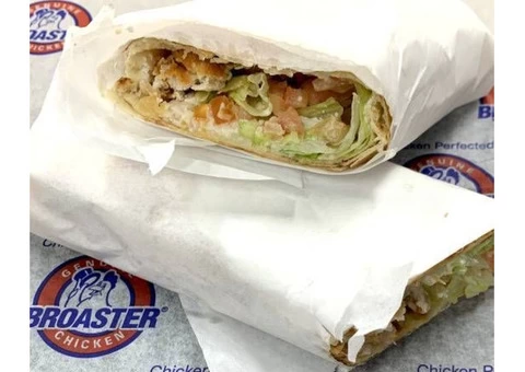 Broaster Chicken takeaway Bankstown Chick N Dough, NSW