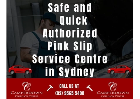 Safe and Quick Authorized Pink Slip Service Centre in Sydney