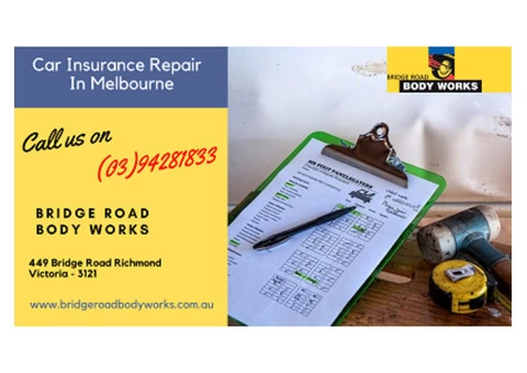 Insurance repair in Melbourne | Bridge Road Body Works