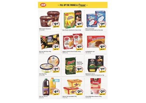 FILL UP THE FRIDGE & Freezer  at IGA Ravenswood