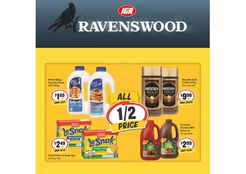 Half Price - Grocery Item, IGA Ravenswood