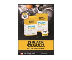 Black & Gold Plain Flour at IGA Ravenswood