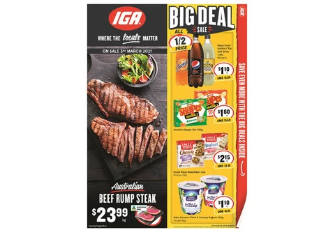 Weekly Catalogue Specials at IGA Ravenswood