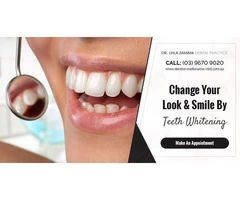 Book our appointment for teeth whitening in Melbourne today