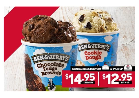 BEN & JERRY'S TUB On Sale Pizza Hut Orange - Orange, NSW