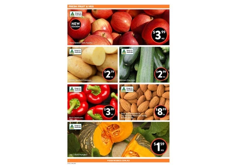 Foodworks Orange Special - Fresh Fruit and Veg