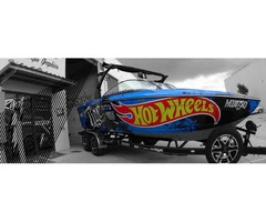 Browse a unique design for boat wraps in Brisbane