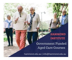Government funded aged care course in Melbourne