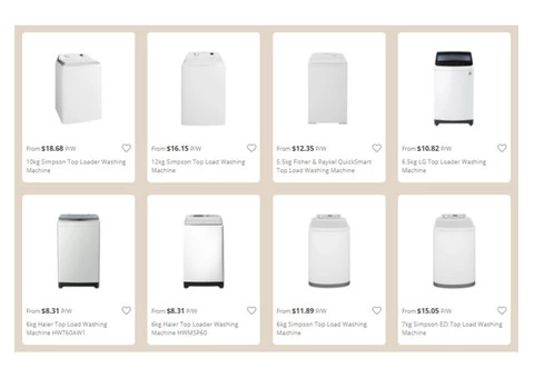 Rent Washing Machine | Get Washing Machines On Rent