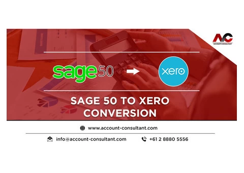 Fast and Quick Convert from Sage50 to Xero Services