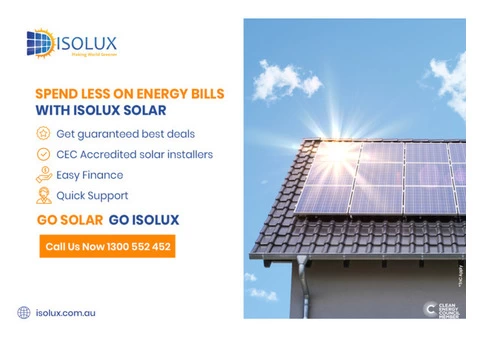 Spend Less On Energy Bills with Isolux Solar