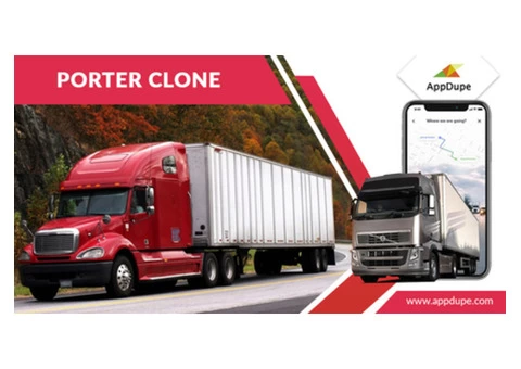 Get the benefits of real-time logistics by using the Porter clone