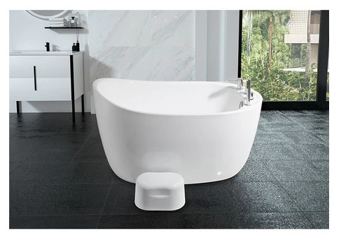 52 Inch Small Sized Bathroom Freestanding Soaking Tub
