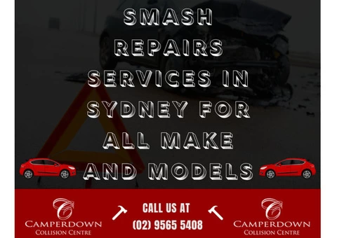 Smash Repairs Services in Sydney for All Make and Models