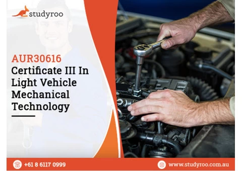 Enrol for Certificate III in Light Vehicle Mechanical Technology