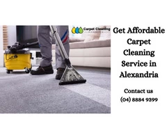 Get Affordable Carpet Cleaning Service in Alexandria