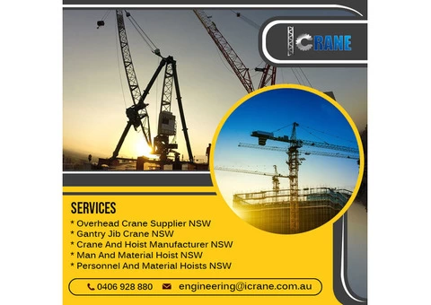 Your Most Reliable Crane & Hoist Manufacturer in NSW