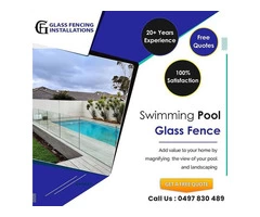 Swimming Pool Glass Fence | Glass Fencing Installations