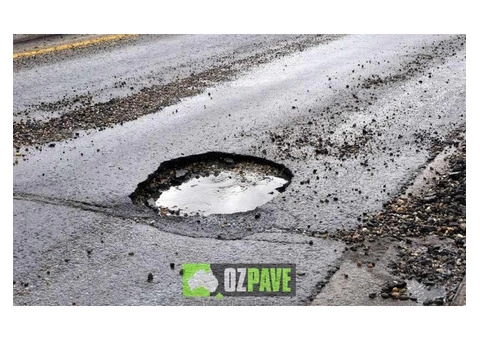 Permanently Patch Potholes with Pothole Repair Services