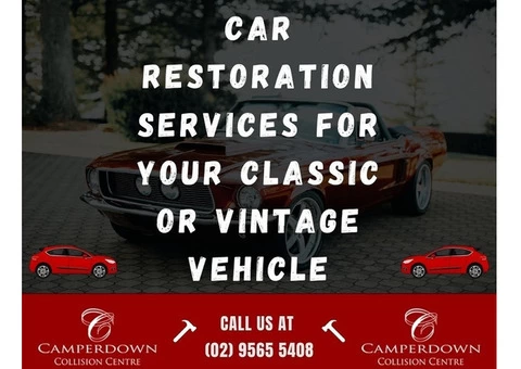 Car Restoration Services for Your Classic or Vintage Vehicle
