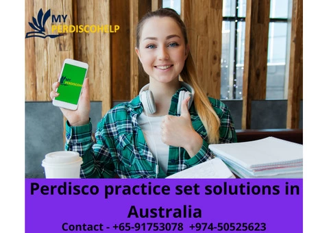 Perdisco practice set solutions