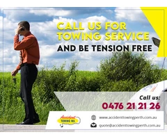 Book Accident Towing Services Perth (04 7621 2126)