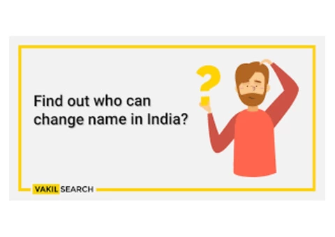 Name Change Procedure Online