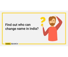 Name Change Procedure Online