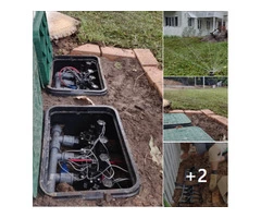 Fully automatic 8 station irrigation set up