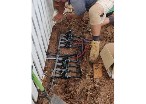 Fully automatic 8 station irrigation set up - 5/6