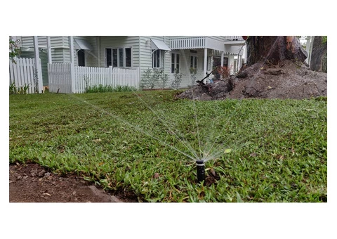 Massive 550m2 irrigation and returf. (Front yard) - 3/8