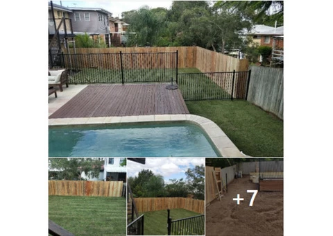 Fencing, retaining, earthmoving and turfing. View 2 - 1/8