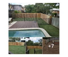 Fencing, retaining, earthmoving and turfing. View 2