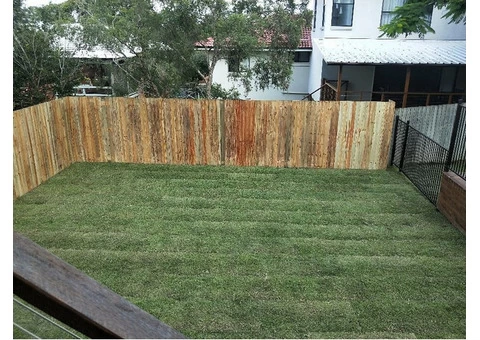 Fencing, retaining, earthmoving and turfing. View 2 - 3/8