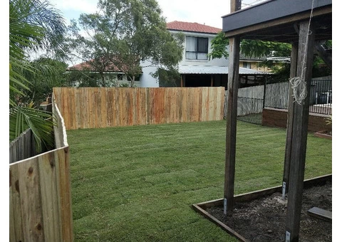 Fencing, retaining, earthmoving and turfing. View 1 - 2/8