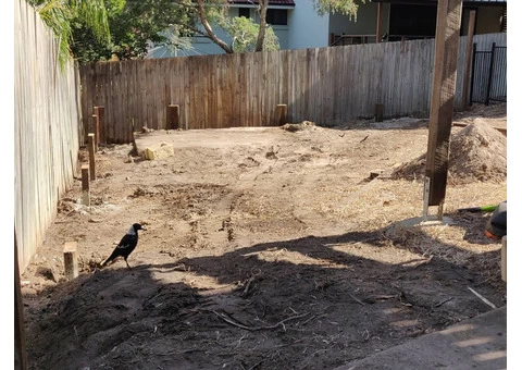 Fencing, retaining, earthmoving and turfing. View 1 - 6/8