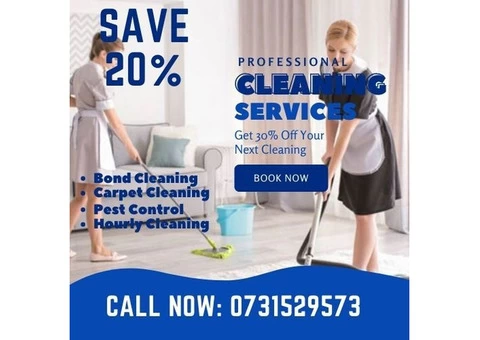 Bond Cleaning Ipswich | Book Now & Get 25% Off