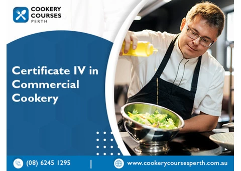 Master the art of cooking and become a chef with Cert. IV Commercial Cookery
