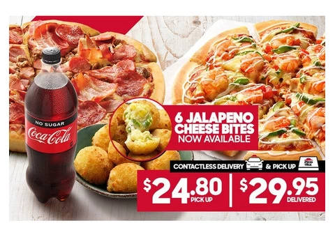 Pizza Hut Orange - 2 Large Pizzas
