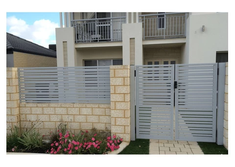We provide the best aluminium slat fencing installation Perth.