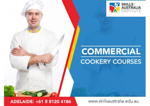 Make your career in the food industry by doing our commercial cookery course in Adelaide.