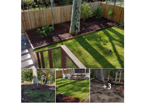 Landscaping in Lots - Turfing and gardens - 1/7